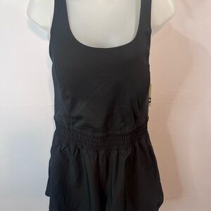 SO Black Romper Shorts Sleeveless Size L